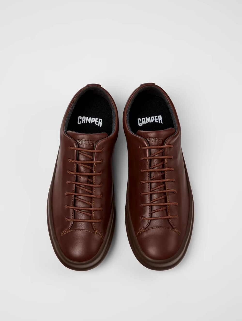 Camper Chasis Sport Leather Sneakers Shoes Brown/Maroon EU43/US9.5/Women's 11.5